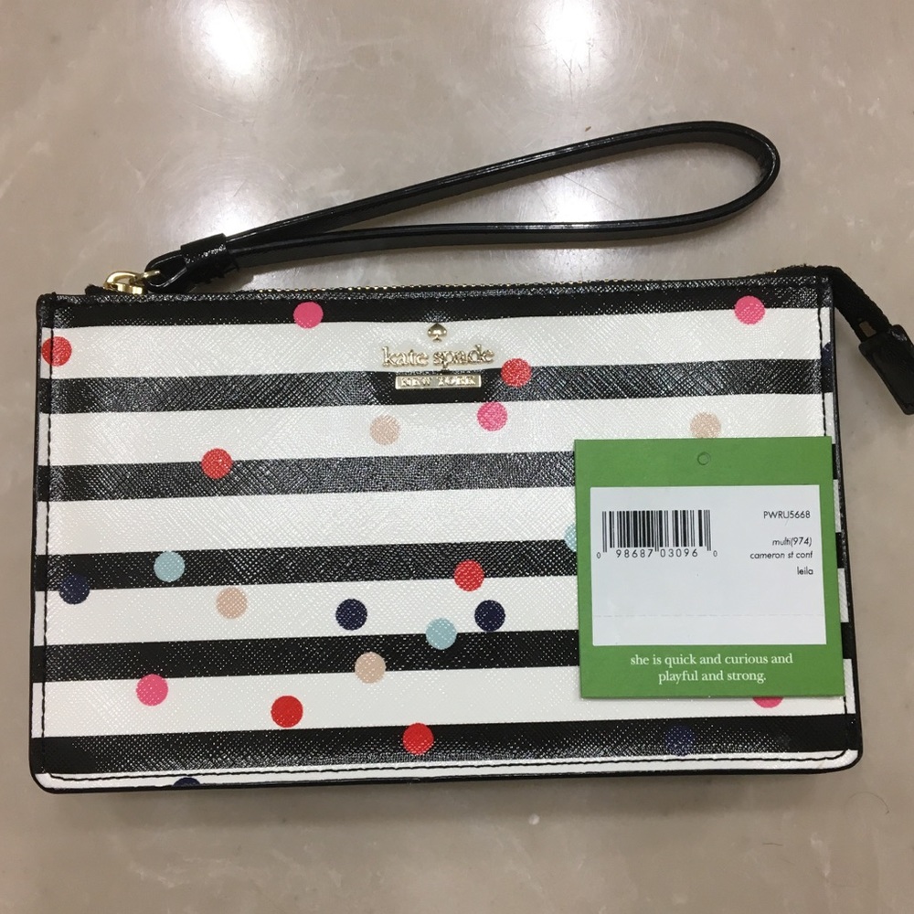 ❌SOLD❌NWT Kate Spade Cameron St. Confetti Wristlet - Picture 6 of 8